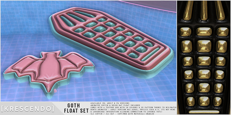 Second Life Marketplace - [Kres] Goth Float Set - PG